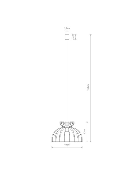 Lampa wisząca KYMI C 10572