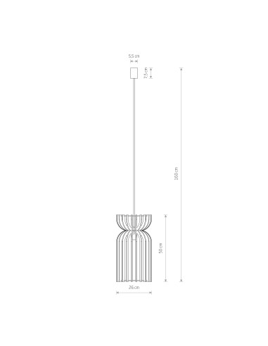 Lampa wisząca KYMI A 10573