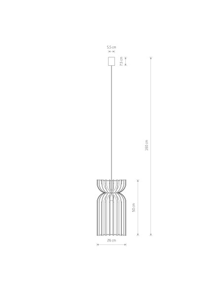 Lampa wisząca KYMI A 10573