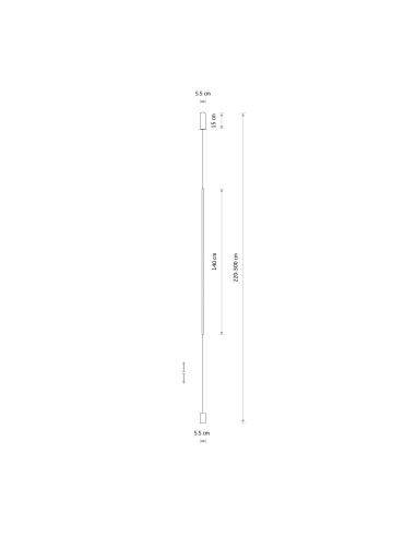 Lampa wisząca tuba VERTIC LED 10857