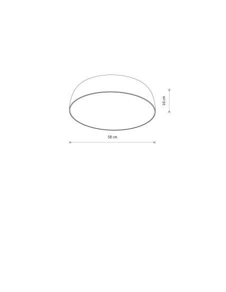 Plafon sufitowy SATELLITE M 8017