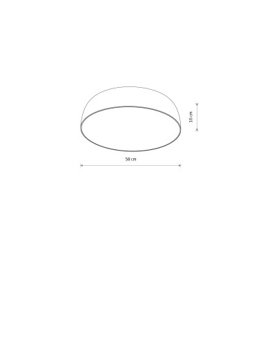 Plafon sufitowy SATELLITE M 8018