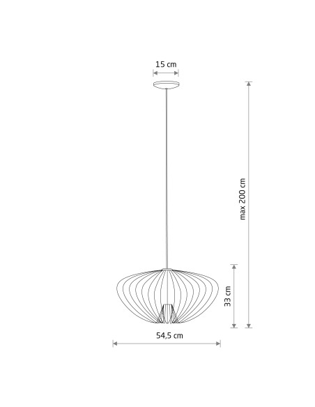 lampa wisząca PUMPKIN M 11245