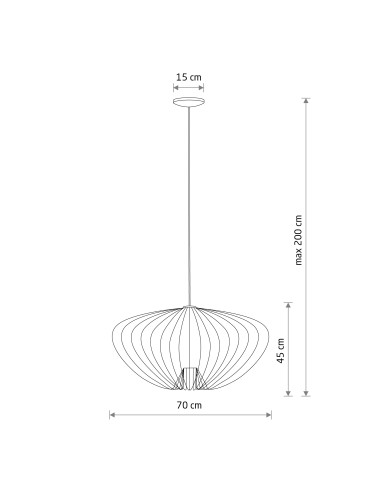 Lampa wisząca PUMPKIN L 11252