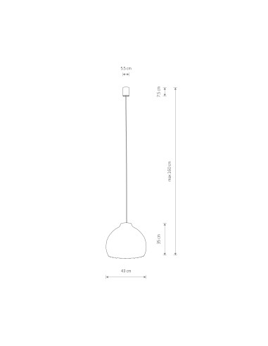 Lampa wisząca BOHO M 11151