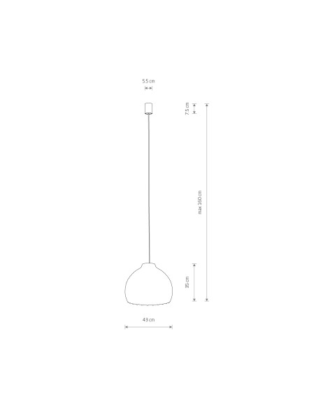 Lampa wisząca BOHO M 11151