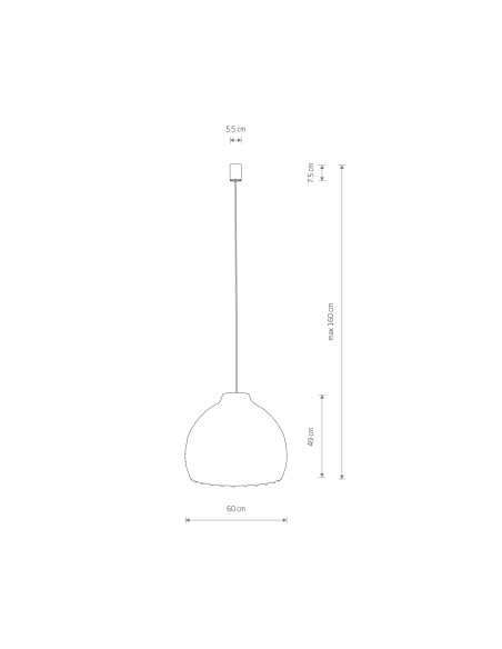 Lampa wisząca BOHO L 11152