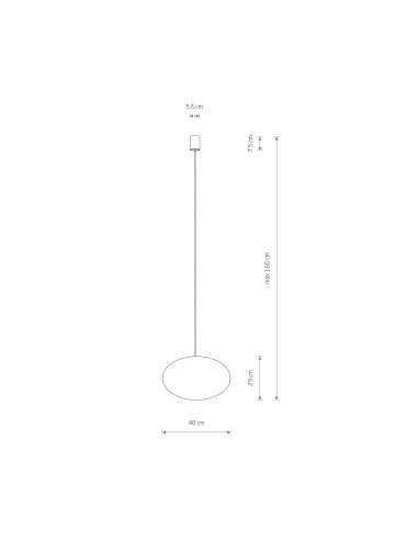 Lampa wisząca RATTAN S 11153