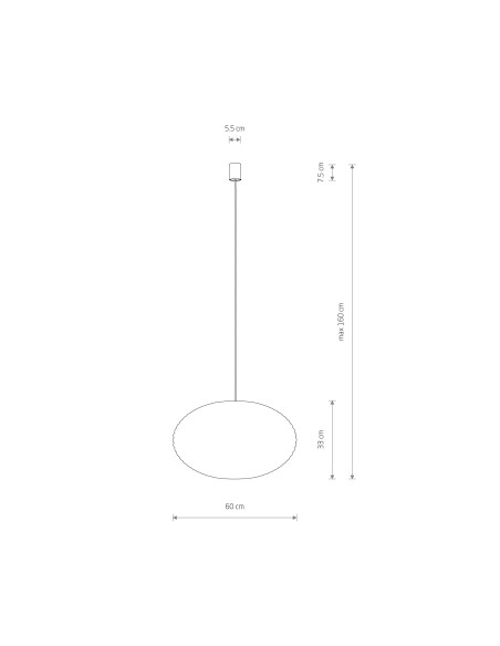 Lampa wisząca RATTAN M 11154