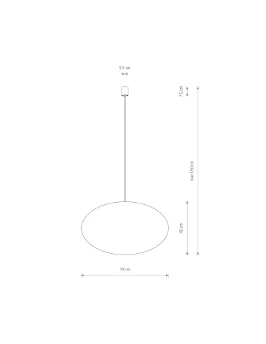 Lampa wisząca RATTAN L 11155