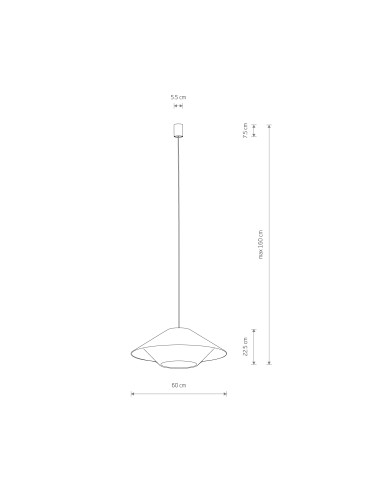 Lampa wisząca JAPANDI M 11157