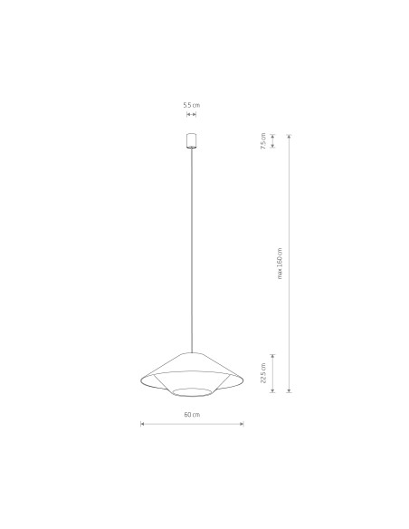 Lampa wisząca JAPANDI M 11157