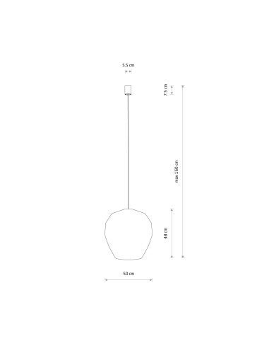 Lampa wisząca HAITI M 11164