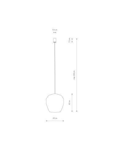 Lampa wisząca HAITI S 11166