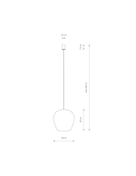 Lampa wisząca HAITI S 11166