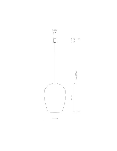 Lampa wisząca HAITI L 11168