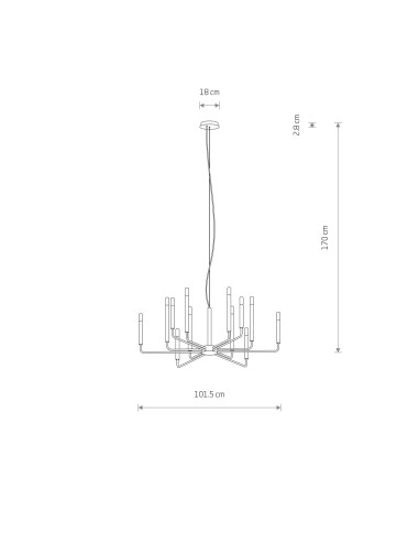 Lampa wisząca ORTO A 11463