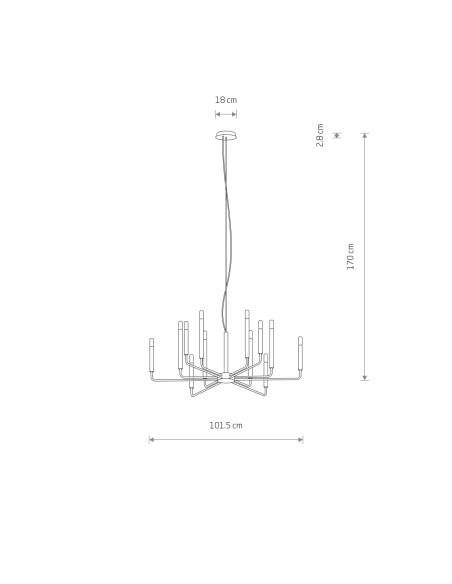 Lampa wisząca ORTO A 11463