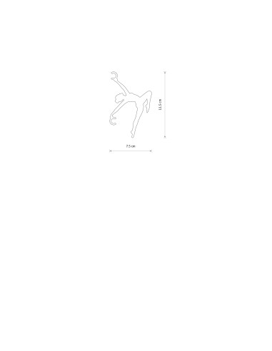 Uchwyt kablowy BALLERINA 11798