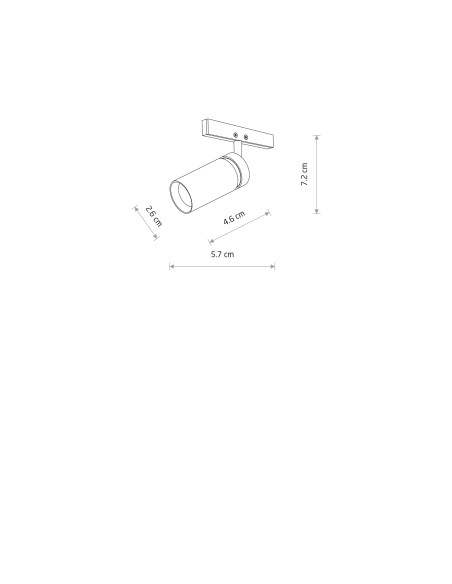 Reflektorek ZOOM LED do systemów niskonapięciowych NANO - LVM SPOT ZOOM LED 2W 11713