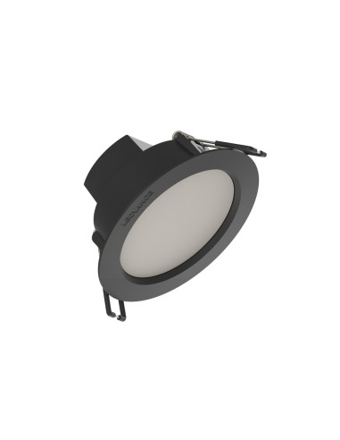 DOWNLIGHT IP44 DN 90 4W 3000K ciepła biała 440LM BLACK 