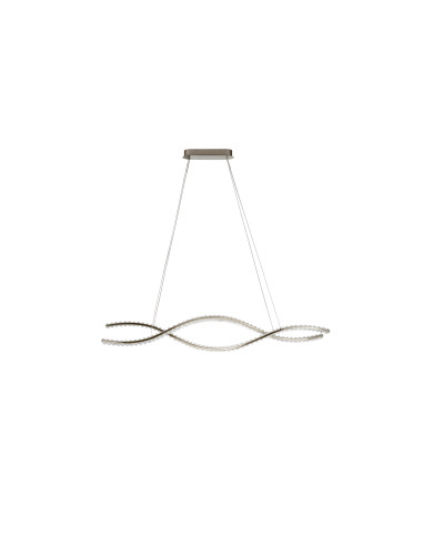 Lampa wisząca SPARK WAVES PENDANT 120 CCT DIMM CHROM + REMOTE CONTROL