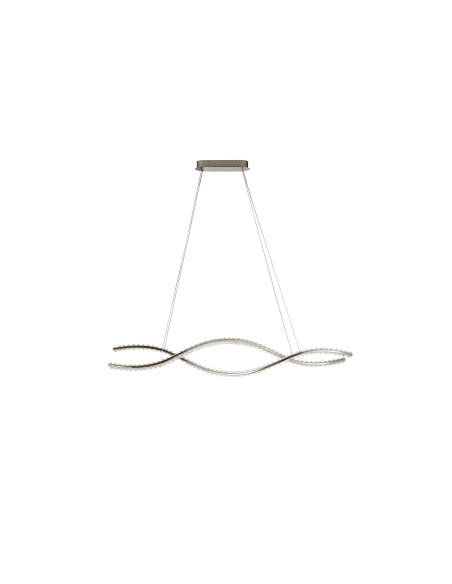 Lampa wisząca SPARK WAVES PENDANT 120 CCT DIMM CHROM + REMOTE CONTROL