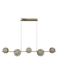 Lampa wisząca EUFORIA PENDANT LINE 5 3-STEP DIMM gold