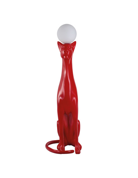 Lampa stojąca rzeźba PUMA RED