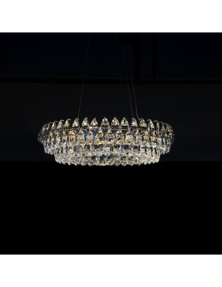 Lampa wisząca BARLETTA 60+100 PENDANT 3-STEP DIMM GOLD