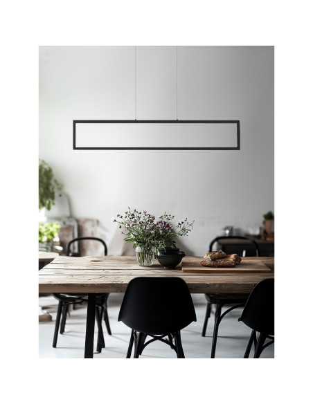 Lampa wisząca nowoczesna FADA 120 BK