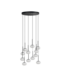 Lampa wisząca kule SERENITY 12 BK