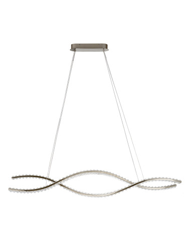 Lampa wisząca SPARK WAVES PENDANT 120 CCT DIMM CHROM + REMOTE CONTROL