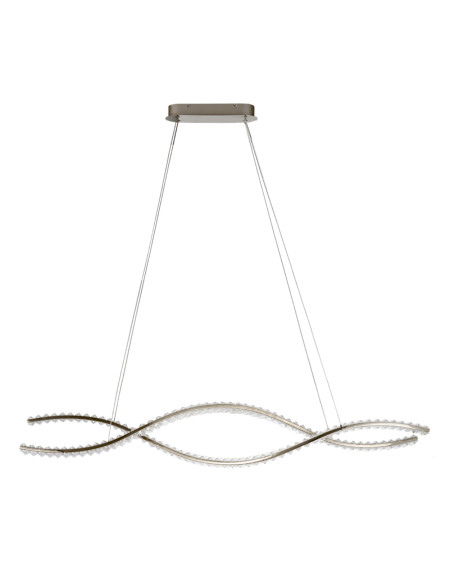 Lampa wisząca SPARK WAVES PENDANT 120 CCT DIMM CHROM + REMOTE CONTROL