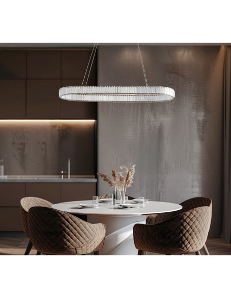 Lampa wisząca SPARKING PENDANT 120 CCT DIMM CHROM + REMOTE CONTROL
