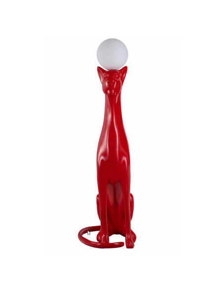 Lampa stojąca rzeźba PUMA RED