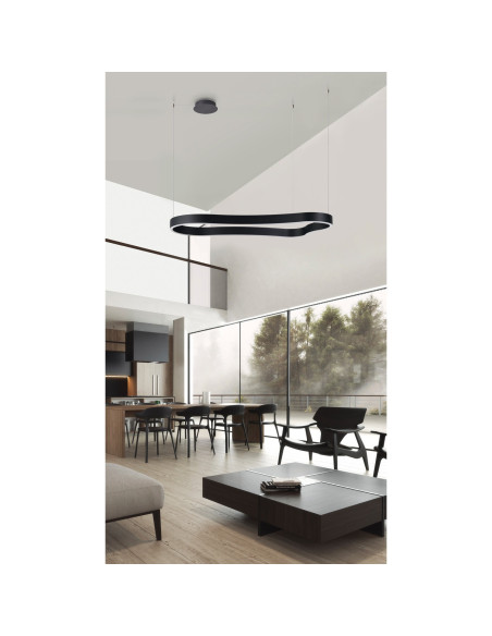 Lampa wisząca nowoczesna MIRABELLA 90 3000K DIMM BK