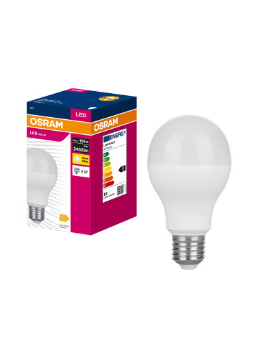 ŻARÓWKA LED VALUE CLA150 19W 3000K ciepła biała  2452LM 230V FR E27 
