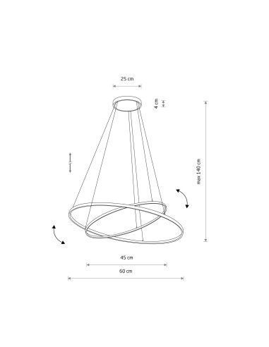 Lampa wisząca CIRCOLO POWER LED 11646