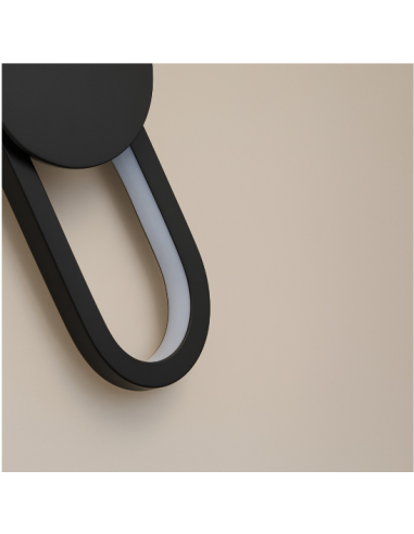 Kinkiet LED MIZUKI WALL czarny