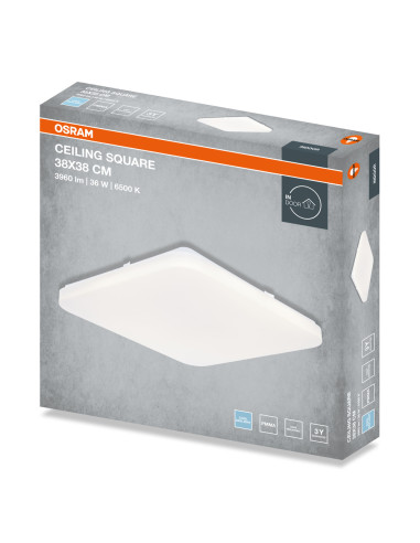 PLAFON LED CEILING SQUARE 380 24W 6500K 2880LM IP20 
