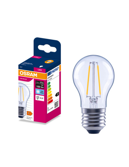 ŻARÓWKA LED VALUE RF CLP10 1,1W 4000K neutralna biała 100LM FIL E27  
