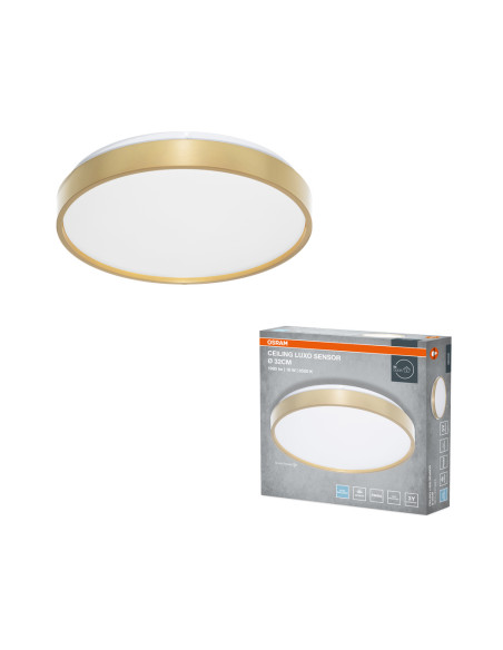 PLAFON LED CEILING LUXO SENSOR 320 18W 6500K 990LM IP20 GOLD 
