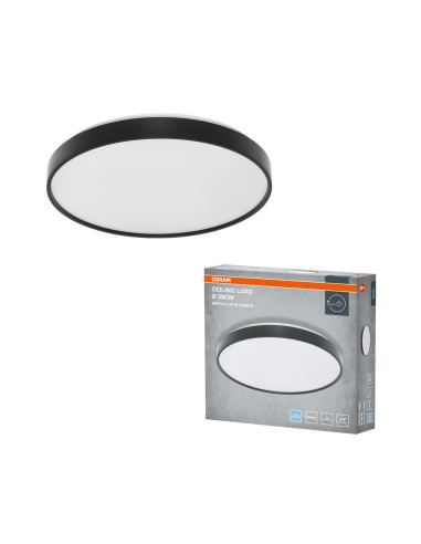 PLAFON LED CEILING LUXO 380 24W 6500K 1320LM IP20 BLACK 
