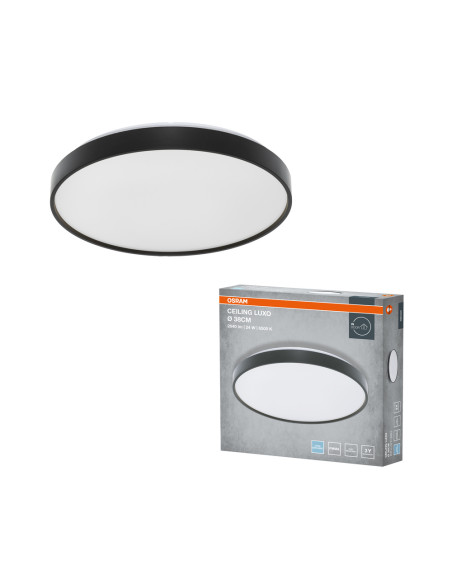 PLAFON LED CEILING LUXO 380 24W 6500K 1320LM IP20 BLACK 
