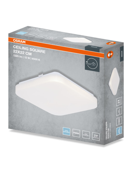 PLAFON LED CEILING SQUARE 220 12W 6500K 960LM IP20 
