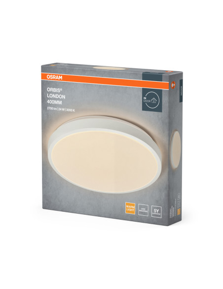 PLAFON LED ORBIS LONDON 400 24W 3000K ciepła biała WT 