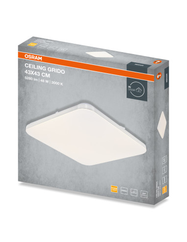 PLAFON LED CEILING GRIDO SQUARE 430 48W 3000K 3360LM IP20 
