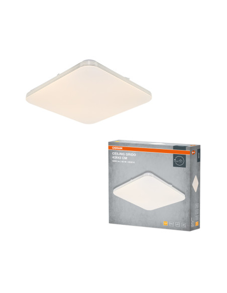 PLAFON LED CEILING GRIDO SQUARE 430 48W 3000K 3360LM IP20 
