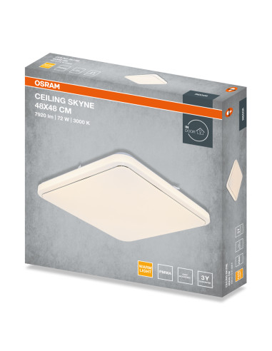 PLAFON LED CEILING SKYNE SQUARE 480 72W 3000K 5040LM IP20 
